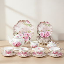 Load image into Gallery viewer, Country Rose Tea Set | 6 Serving