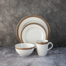 Load image into Gallery viewer, Green Ribbon 16 Pieces Dinner Set