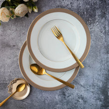 Load image into Gallery viewer, Green Ribbon 16 Pieces Dinner Set