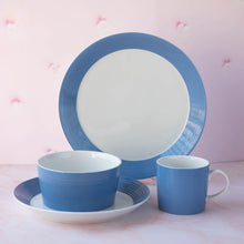 Load image into Gallery viewer, Ripple Blue 16 Pieces Dinner Set