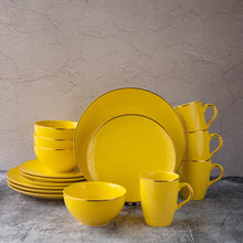Load image into Gallery viewer, Senorita Yellow 16 Pieces Dinner Set