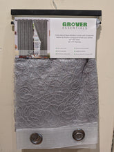 Load image into Gallery viewer, Grey Sydney Sheer Curtain | 60" by 90"