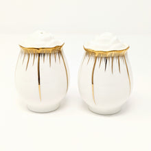 Load image into Gallery viewer, Gold Trim Salt and Pepper