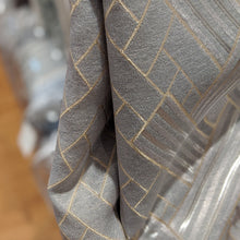 Load image into Gallery viewer, Mercie Grey Blackout Curtain | 54" By 96"