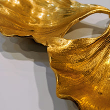 Load image into Gallery viewer, Ginkgo Leaf Shape Trays Showcase Room Fashion Decor Plate - Gold