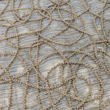 Load image into Gallery viewer, Gold on White Sydney Sheer Curtain | 60" by 90"