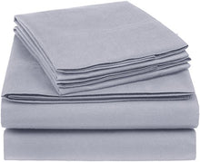 Load image into Gallery viewer, Grey Organic Cotton Sheet Set | King & Queen