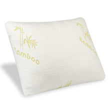 Charger l'image dans la galerie, Bamboo Pillow With Removable Washable Bamboo Cover Case (Queen Size)