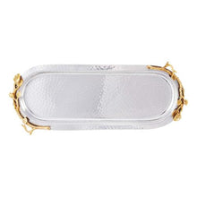 Load image into Gallery viewer, Gilded Leaf Long Tray | 15" Long