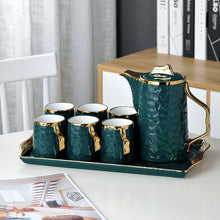 Charger l'image dans la galerie, Emerald Green Nordic Tea Set | 6 Serving