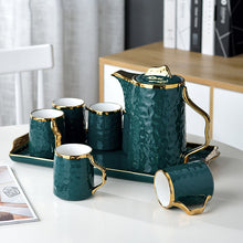 Charger l'image dans la galerie, Emerald Green Nordic Tea Set | 6 Serving