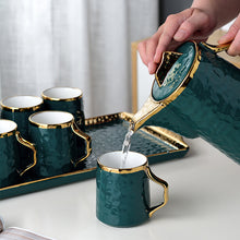 Charger l'image dans la galerie, Emerald Green Nordic Tea Set | 6 Serving