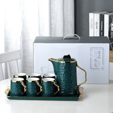 Charger l'image dans la galerie, Emerald Green Nordic Tea Set | 6 Serving