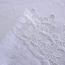 Charger l'image dans la galerie, White Chili Embroidered Sheer Curtain | 56" By 90"