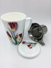 Load image into Gallery viewer, Tulip Mug with Strainer and Lid