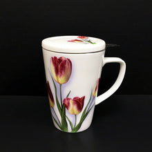 Load image into Gallery viewer, Tulip Mug with Strainer and Lid