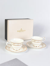 Load image into Gallery viewer, Royal Gold Cup and Saucer Set | Pair
