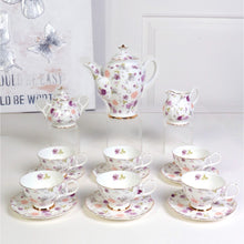 Charger l'image dans la galerie, Purple Asters Tea Set | 6 Serving
