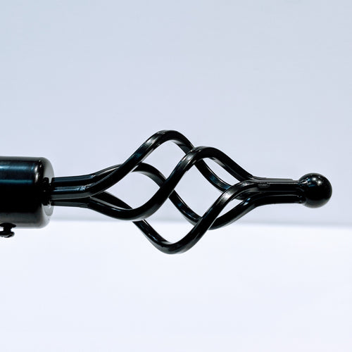Black Stainless Steel Curtain Rod