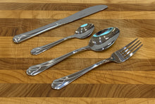 Load image into Gallery viewer, Capri Silver | 24 Pieces Flatware Set
